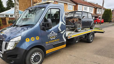 Mini delivered from Glenfield to Anstey