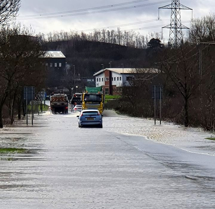 Flooded car recovery