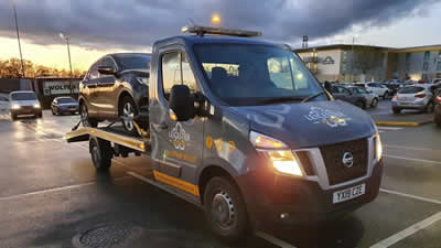 Nissan Qashqai recovered from Leicester to Darlington